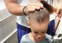 Kad šis tētis taisa savas meitas matus, viņš to dara ar stilu! (Un tas nav saistīts ar putekļsūcēju) VIDEO