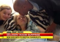 Laimīgā māmiņa gaidīja trīnīšus, bet pēc dzemdībām ārsti paziņoja šokējošus jaunumus. VIDEO