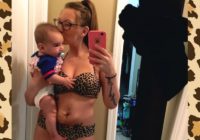 Viņai aizrādīja, ka 4 mēnešus veca bērna mātei nevajadzētu valkāt bikini. Viņas atbilde iedvesmo!