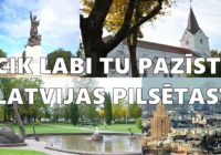 TESTS: Cik labi Tu pazīsti Latvijas pilsētas?
