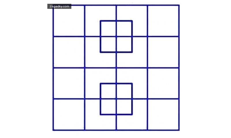 Daudzi ir mēģinājuši saskaitīt kvadrātus šajā attēlā, bet pareizo atbildi atrod tikai daži
