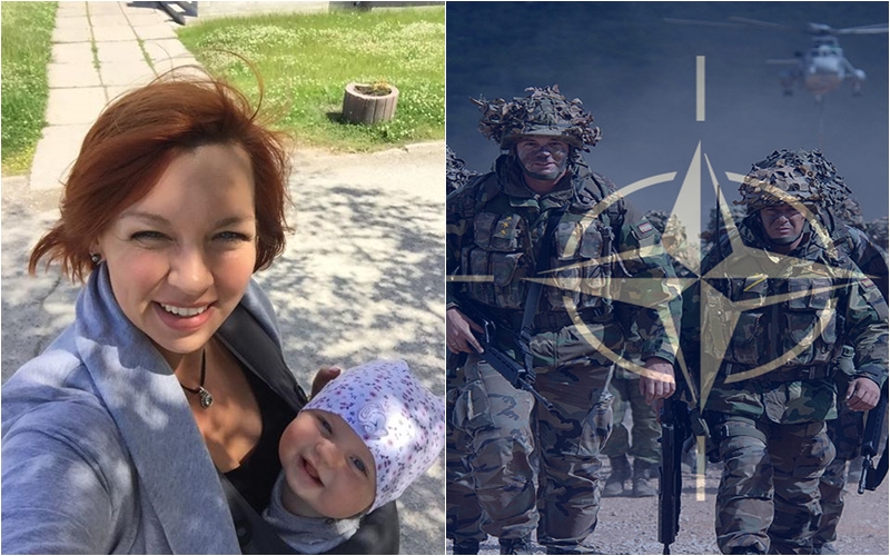 NATO karavīri pamatīgi pārsteidz jauno māmiņu “Lido”