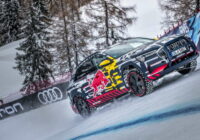 VIDEO: Galvu reibinošs Audi e-tron sniegums Streifas stāvākajā slēpošanas nogāzē
