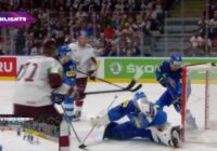 VIDEO: Latvijas hokejisti salauž Itālijas pretestību un gūst otro uzvaru pasaules čempionātā