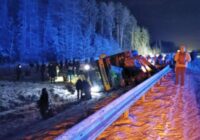 Četri Latvijas pilsoņi ievainoti autobusa avārijā Igaunijā